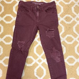 American Eagle Distressed Jeggings
